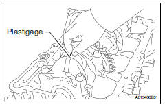 Toyota RAV4. Inspect connecting rod oil clearance