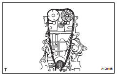 Toyota RAV4. Remove chain sub-assembly