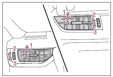 Using the air conditioning system and defogger