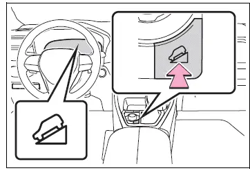 Opening the fuel tank cap