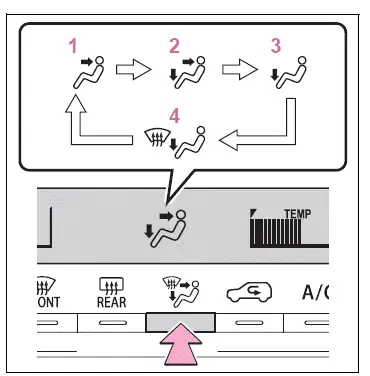 Using the air conditioning system and defogger