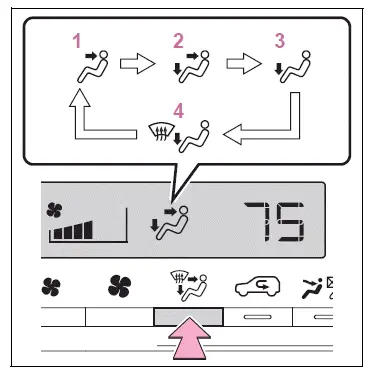 Using the air conditioning system and defogger