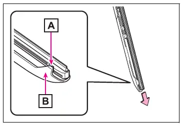 Wiper insert replacement