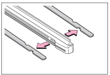 Wiper insert replacement