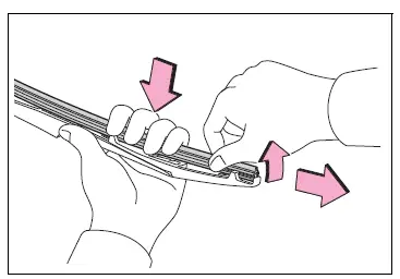 Wiper insert replacement