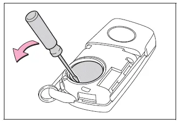 Wireless remote control/electronic key battery