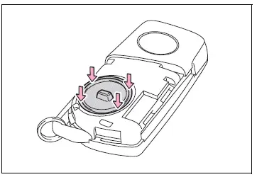 Wireless remote control/electronic key battery